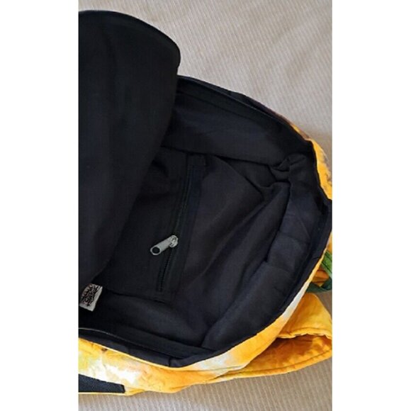 New Cheshire Cat Tie Dye Alice in Wonderland Cotton School Backpack Disney NWT - Picture 3 of 4